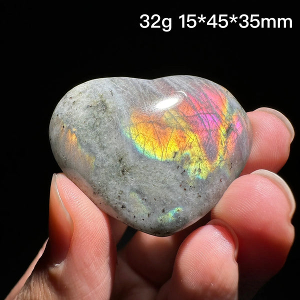 Rainbow Labradorite Heart-ToShay.org