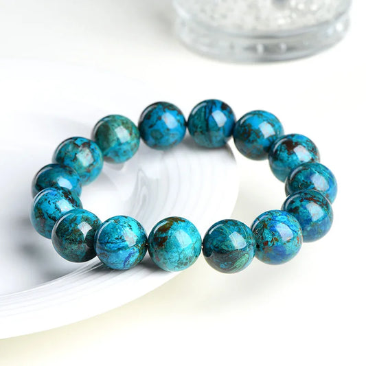 Blue Malachite Azurite Bracelet-ToShay.org