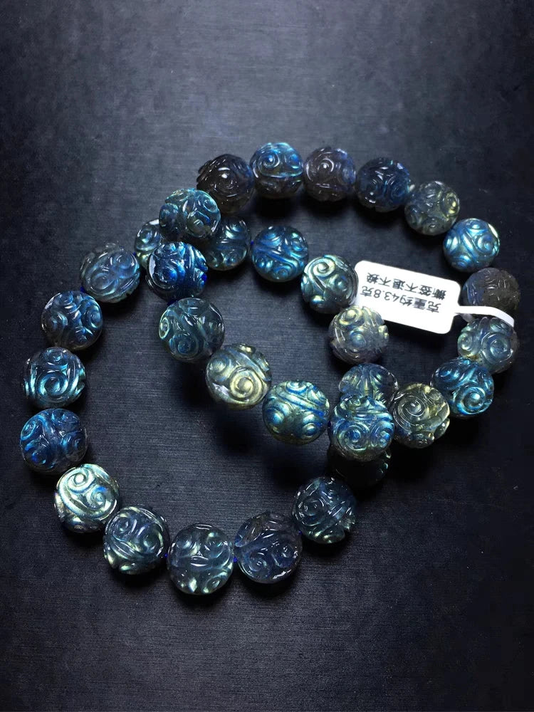 Blue Light Labradorite Bracelet-ToShay.org