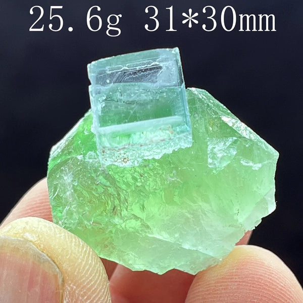 Green Fluorescent Calcite Crystal-ToShay.org