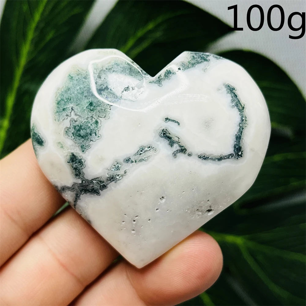 Green Moss Agate Heart-ToShay.org