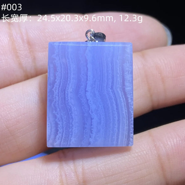 Blue Lace Agate Pendant-ToShay.org