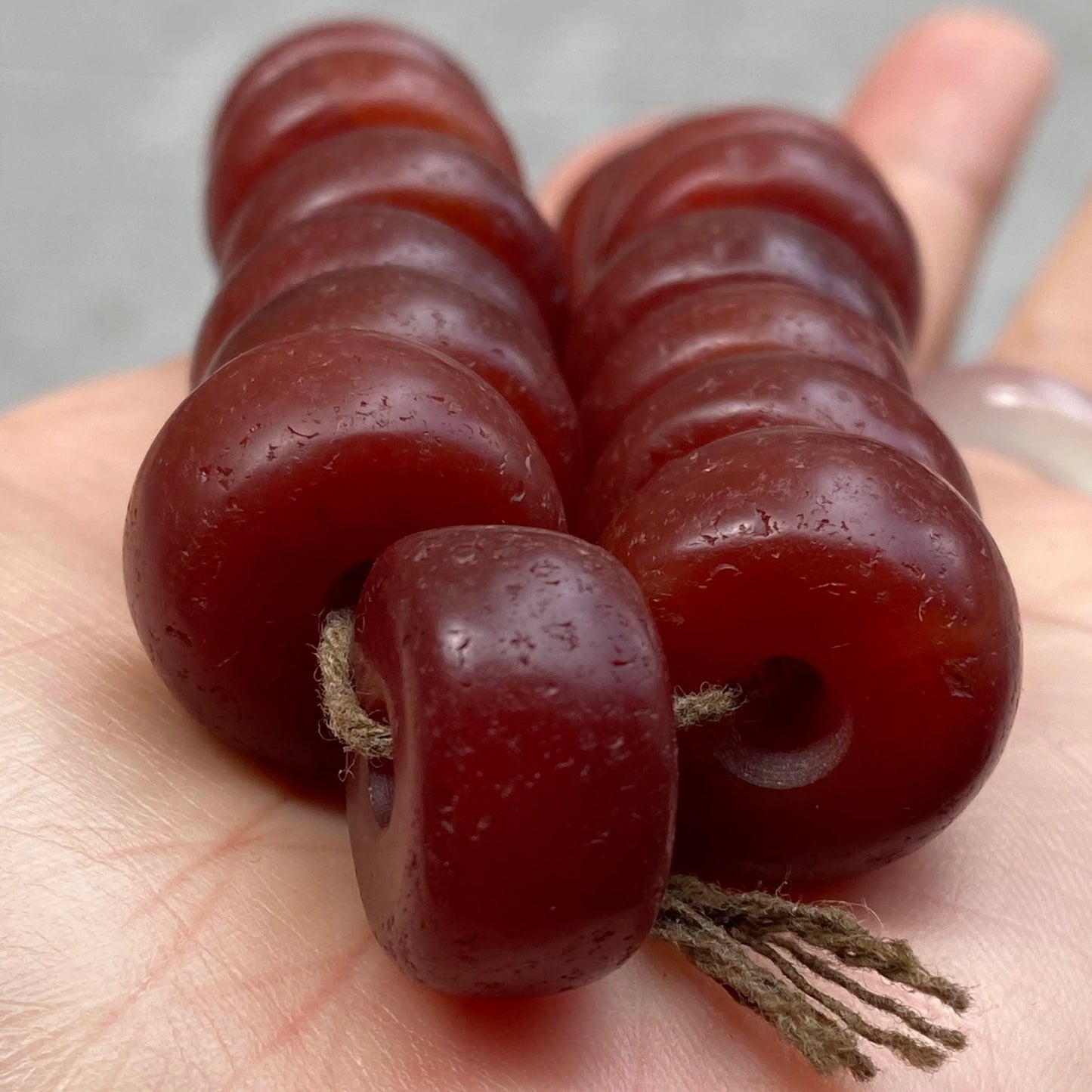 Red Agate DZi Bead-ToShay.org