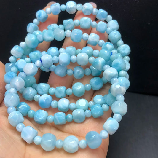 Blue Larimar Bracelet-ToShay.org