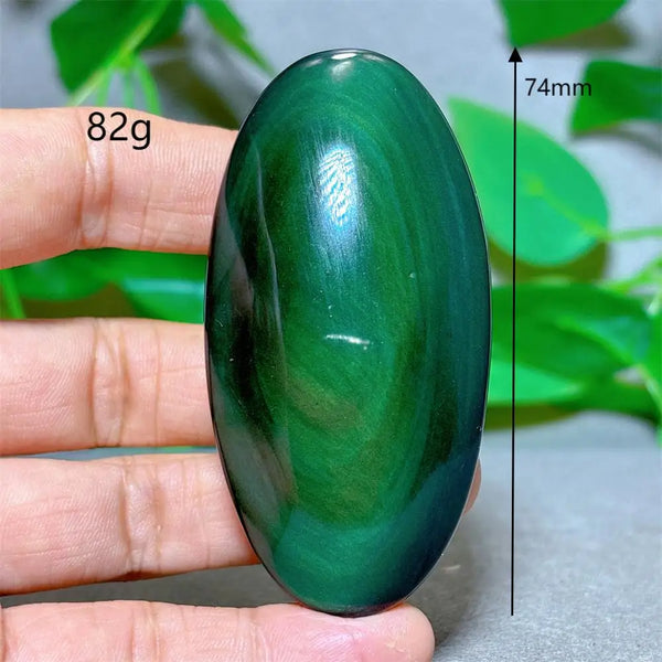 Rainbow Obsidian Palm Stone-ToShay.org