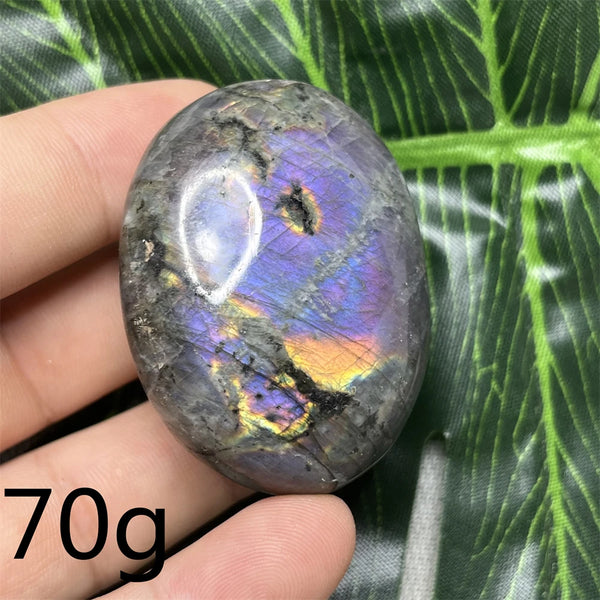 Purple Labradorite Palm Stone-ToShay.org