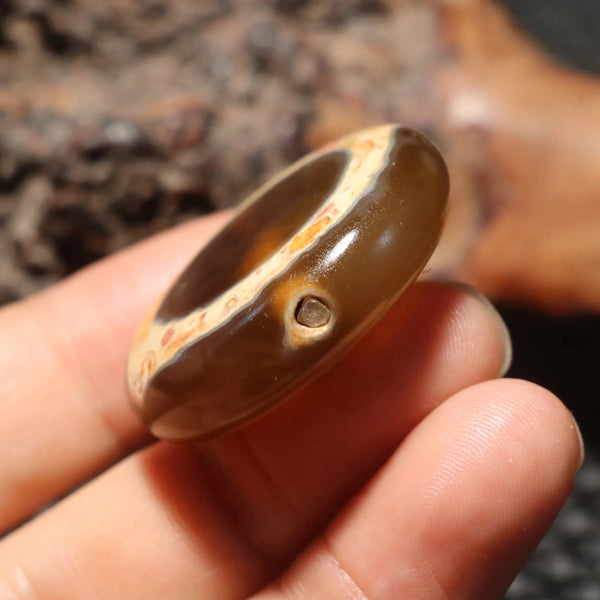 Tibetan Agate Eyes Dzi-ToShay.org