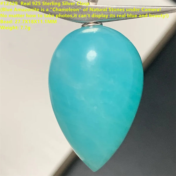 Blue Amazonite Pendants-ToShay.org