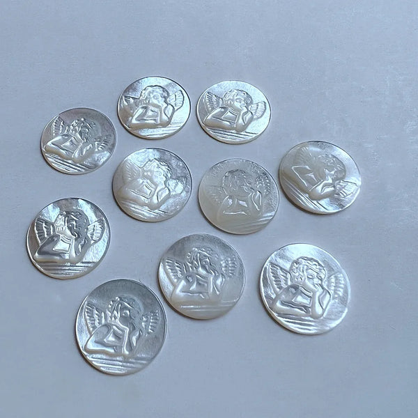 White Shell Religious Pendants-ToShay.org