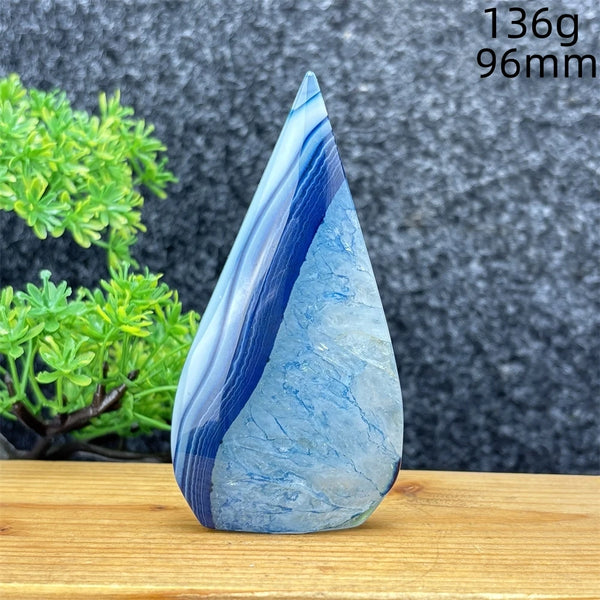 Blue Agate Torch-ToShay.org