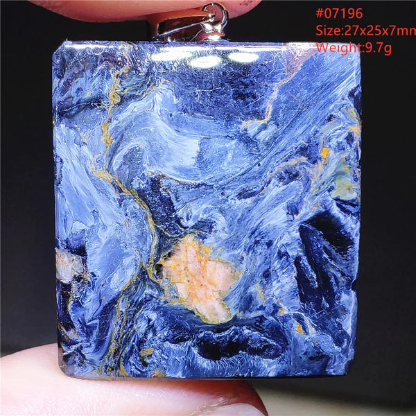 Blue Pietersite Chatoyant Pendant-ToShay.org