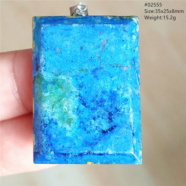Blue Azurite Pendant-ToShay.org