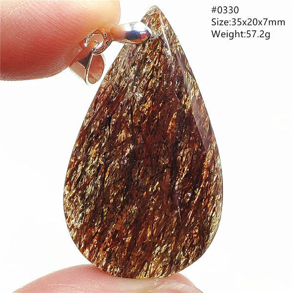 Gold Rutilated Quartz Pendant-ToShay.org