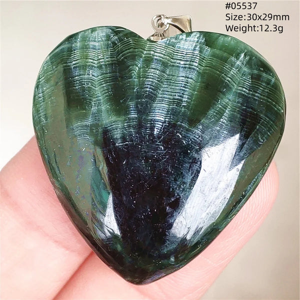 Green Seraphinite Pendant-ToShay.org