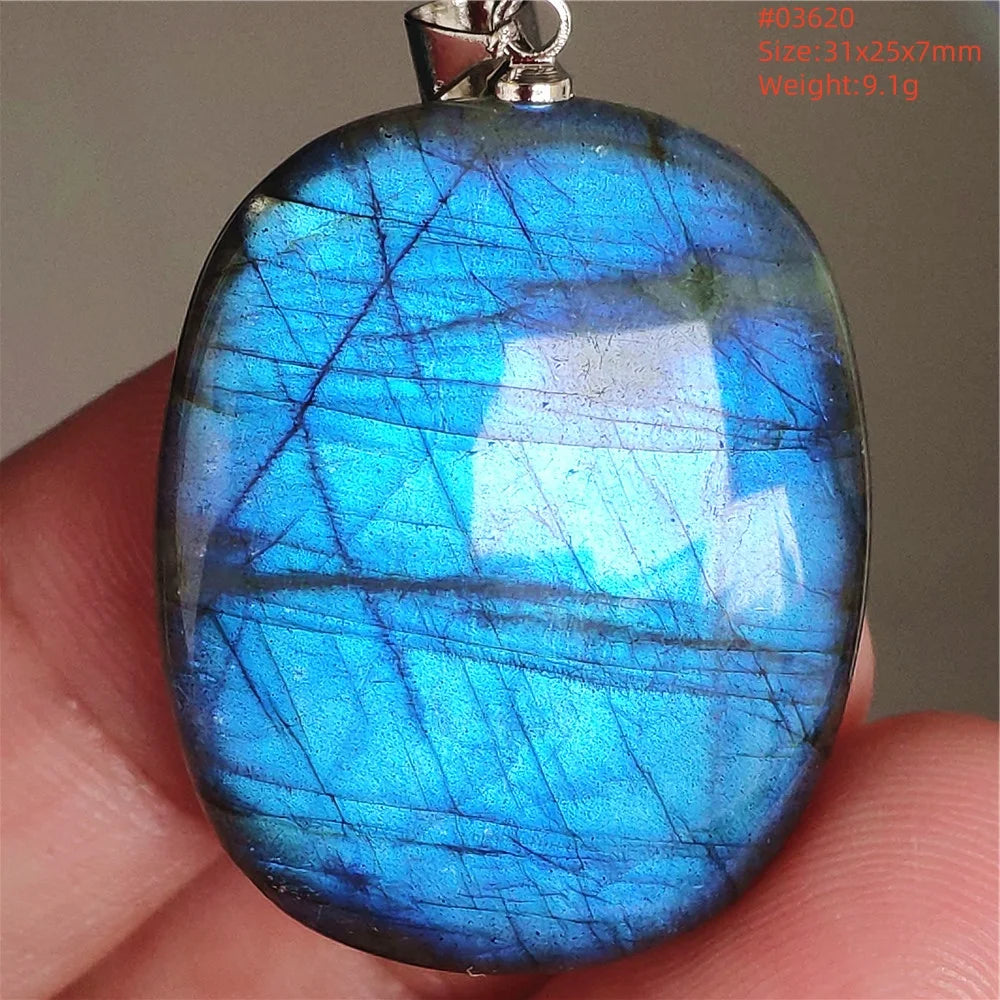 Blue Purple Labradorite Pendant-ToShay.org