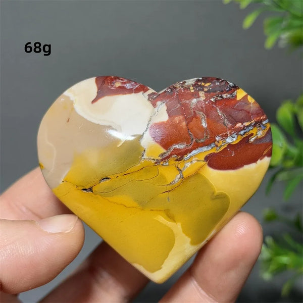 Yellow Mookaite Heart-ToShay.org