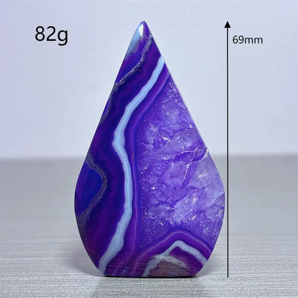 Violet Agate Torch-ToShay.org