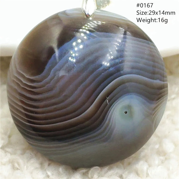 Grey Lace Agate Pendant-ToShay.org