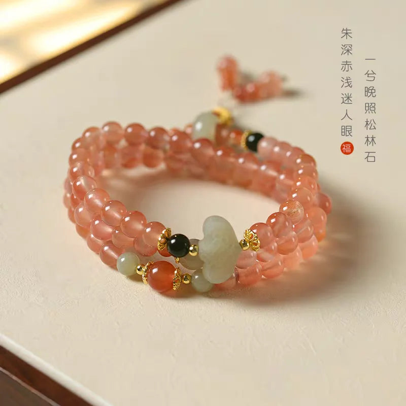 Red Ice Agate Prayer Beads-ToShay.org