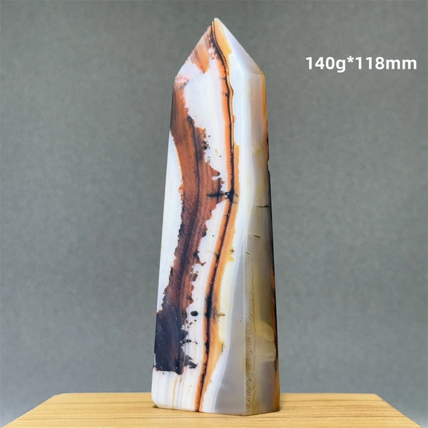 Red Striped Agate Obelisk-ToShay.org