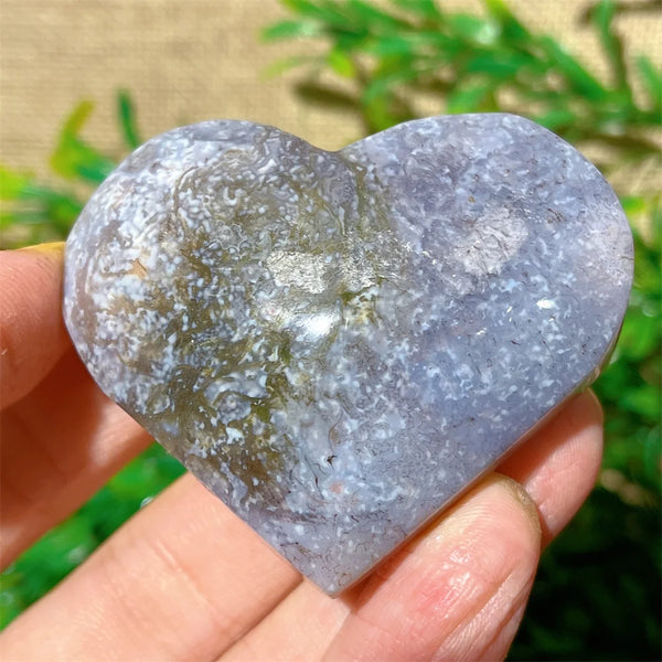 Green Moss Agate Heart-ToShay.org