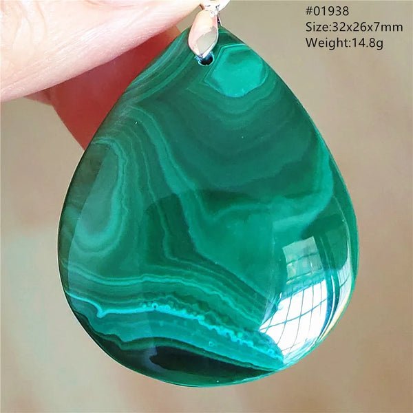 Green Malachite Pendant-ToShay.org