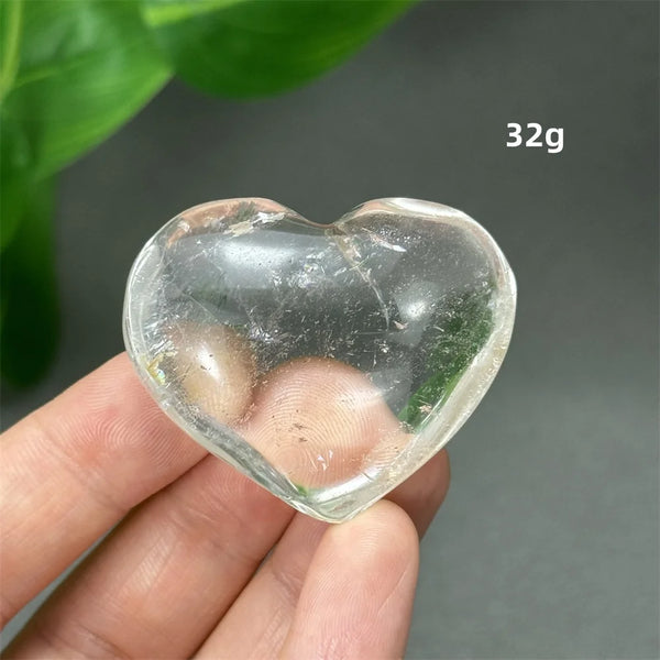 Clear Crystal Heart-ToShay.org