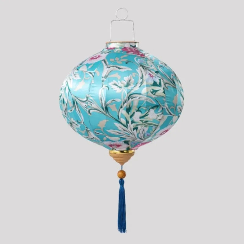 Flower Print Cloth Lantern-ToShay.org