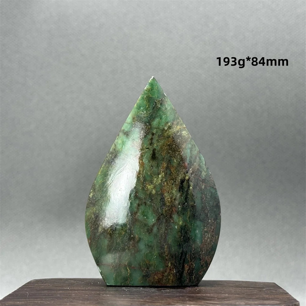 Green Emerald Jasper Torch-ToShay.org