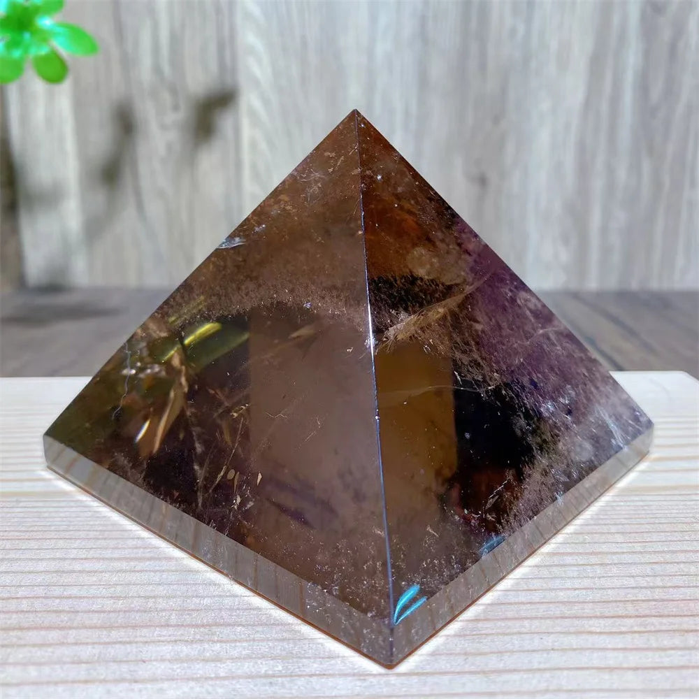 Brown Smoky Quartz Pyramid-ToShay.org