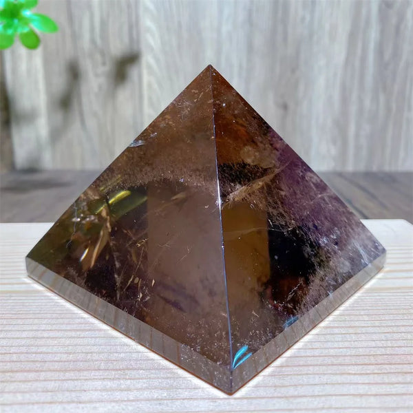 Brown Smoky Quartz Pyramid-ToShay.org