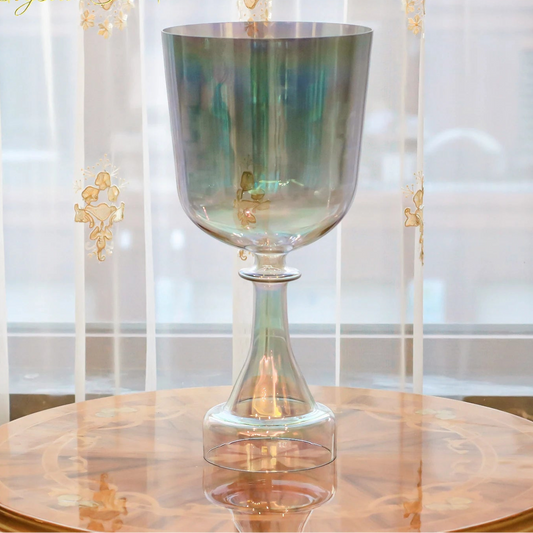Green Aurora Singing Chalice-ToShay.org
