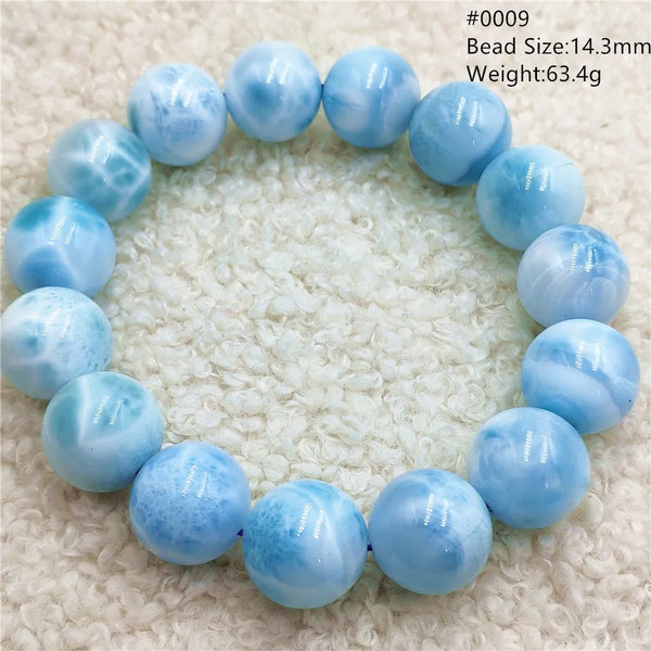 Blue Larimar Bead Bracelet-ToShay.org