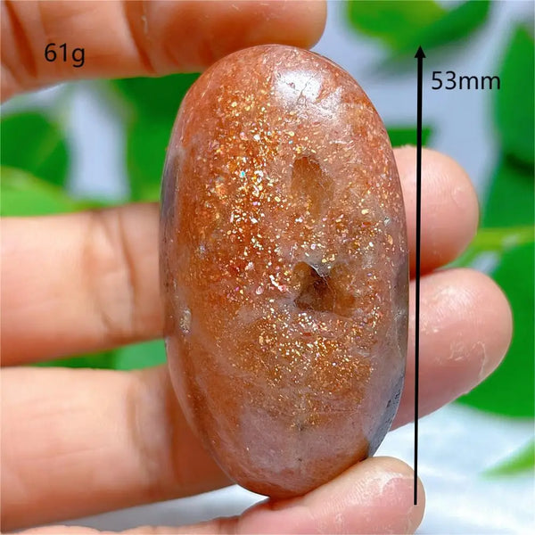 Gold Sunstone Palm Stone-ToShay.org