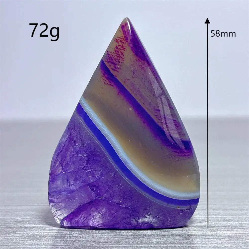 Violet Agate Torch-ToShay.org