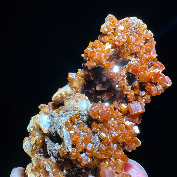 Orange Vanadinite Crystal-ToShay.org