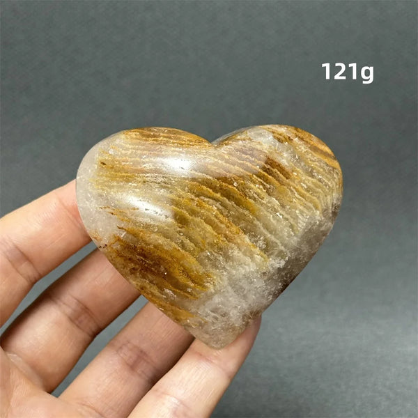 Green Ghost Quartz Heart-ToShay.org