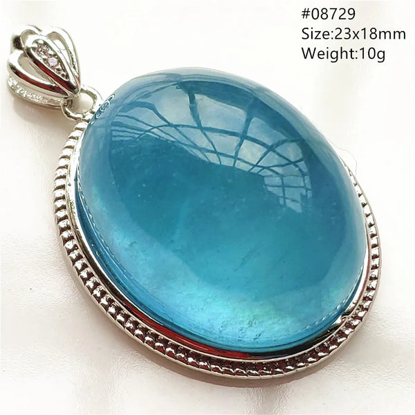 Blue Aquamarine Pendant-ToShay.org