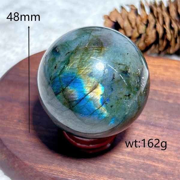 Blue Flash Labradorite Ball-ToShay.org