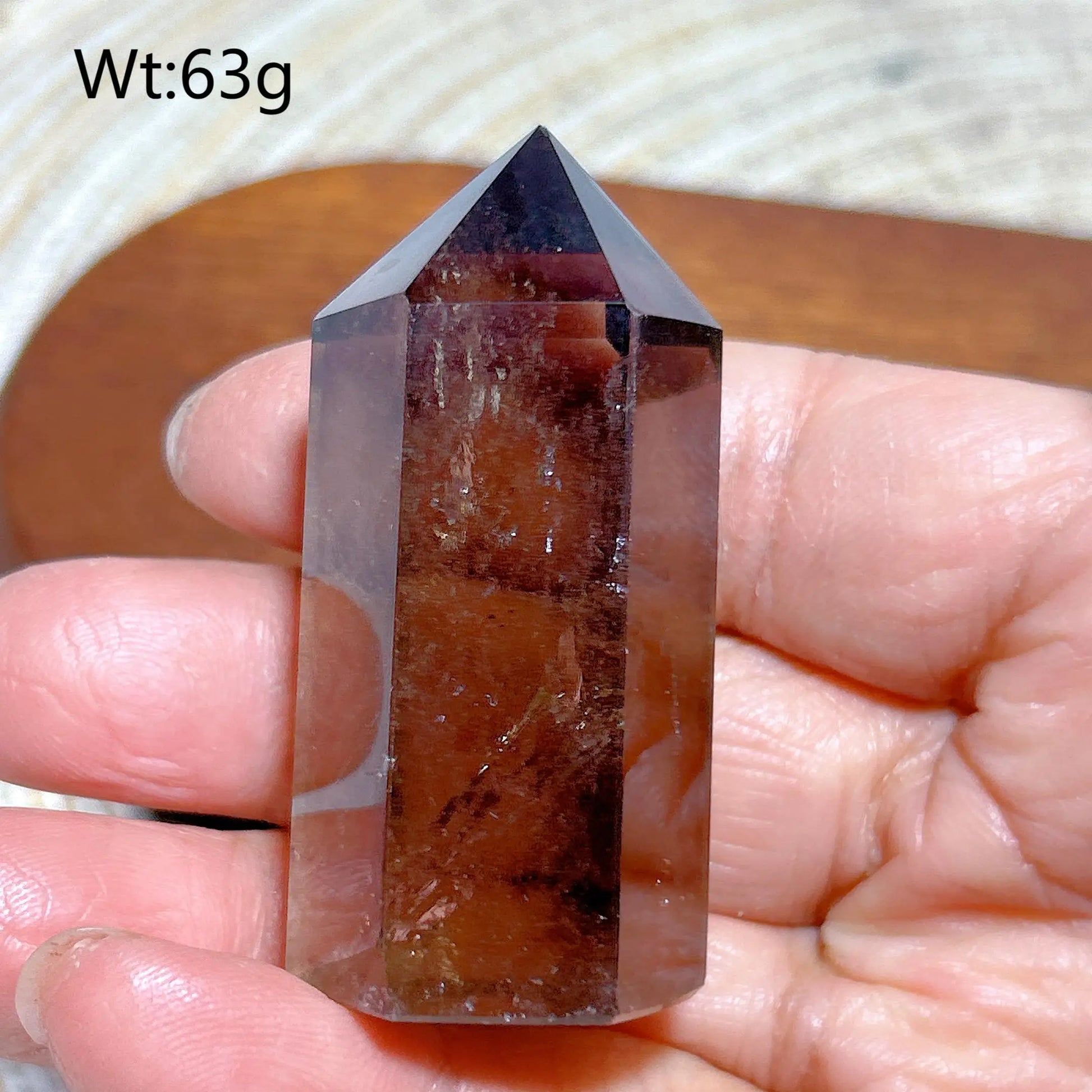 Smokey Rainbow Quartz Point-ToShay.org