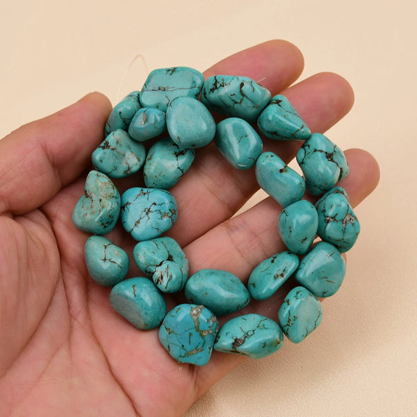 Blue Turquoise Nugget Beads-ToShay.org