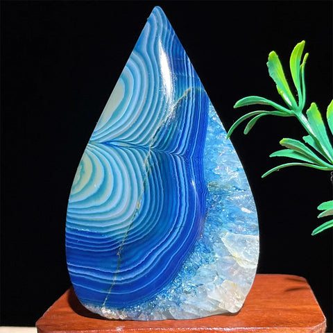 Blue Lace Agate Flame-ToShay.org