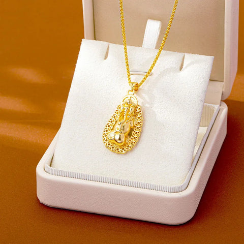 Gold Coin Pendant-ToShay.org