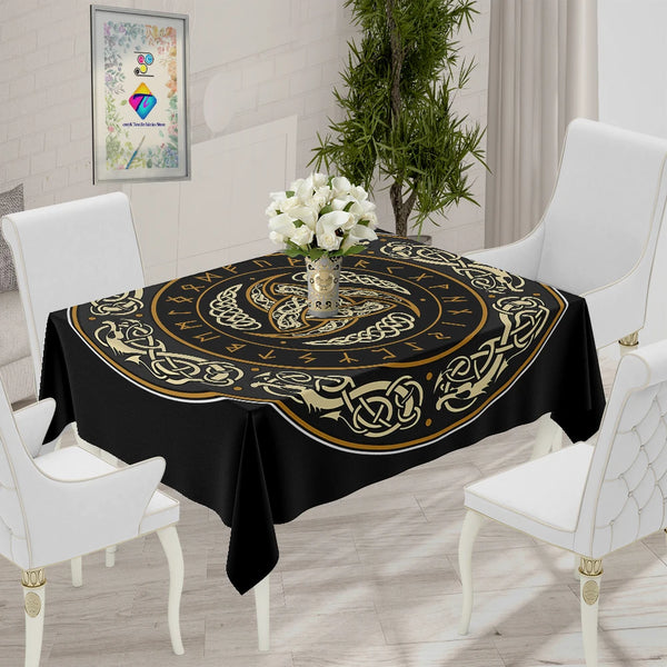 Rune Art Tablecloth-ToShay.org