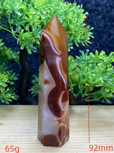 Orange Carnelian Wand-ToShay.org
