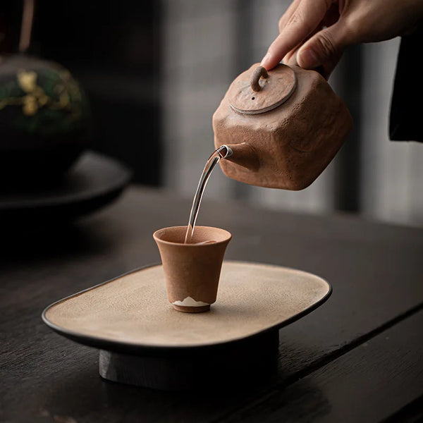 Stoneware Rock Clay Teapot-ToShay.org