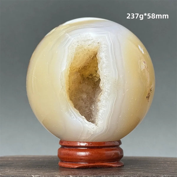 Yellow Quartz Agate Druzy-ToShay.org