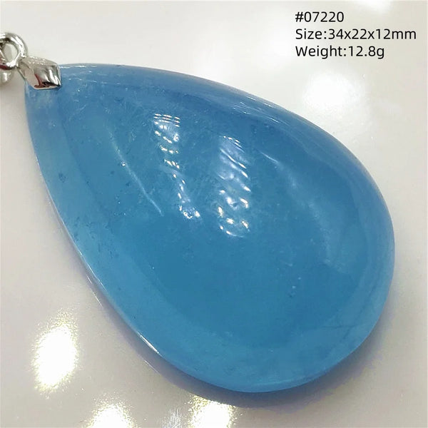 Blue Aquamarine Pendant-ToShay.org