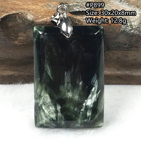 Green Seraphinite Pendant-ToShay.org