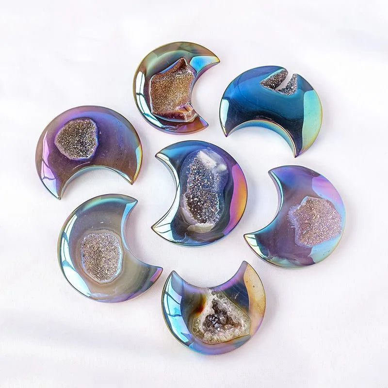 Purple Aura Agate Moon-ToShay.org